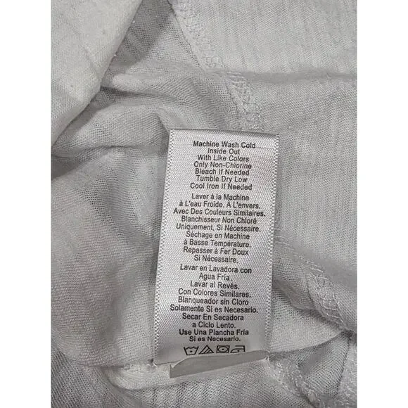 Nation LTD Tee in Thick Y2K Top Jersey in White Small A004068 - Picture 3 of 8